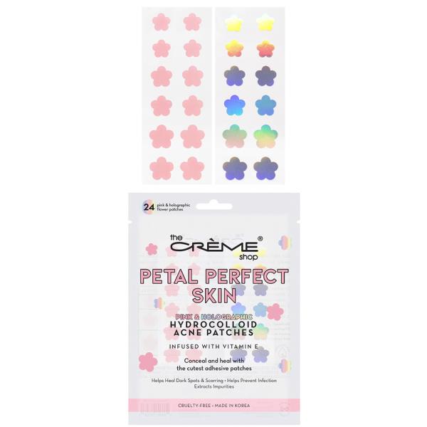 PETAL PERFECT SKIN - HYDROCOLLOID ACNE PATCHES | PINK & HOLOGRAPHIC