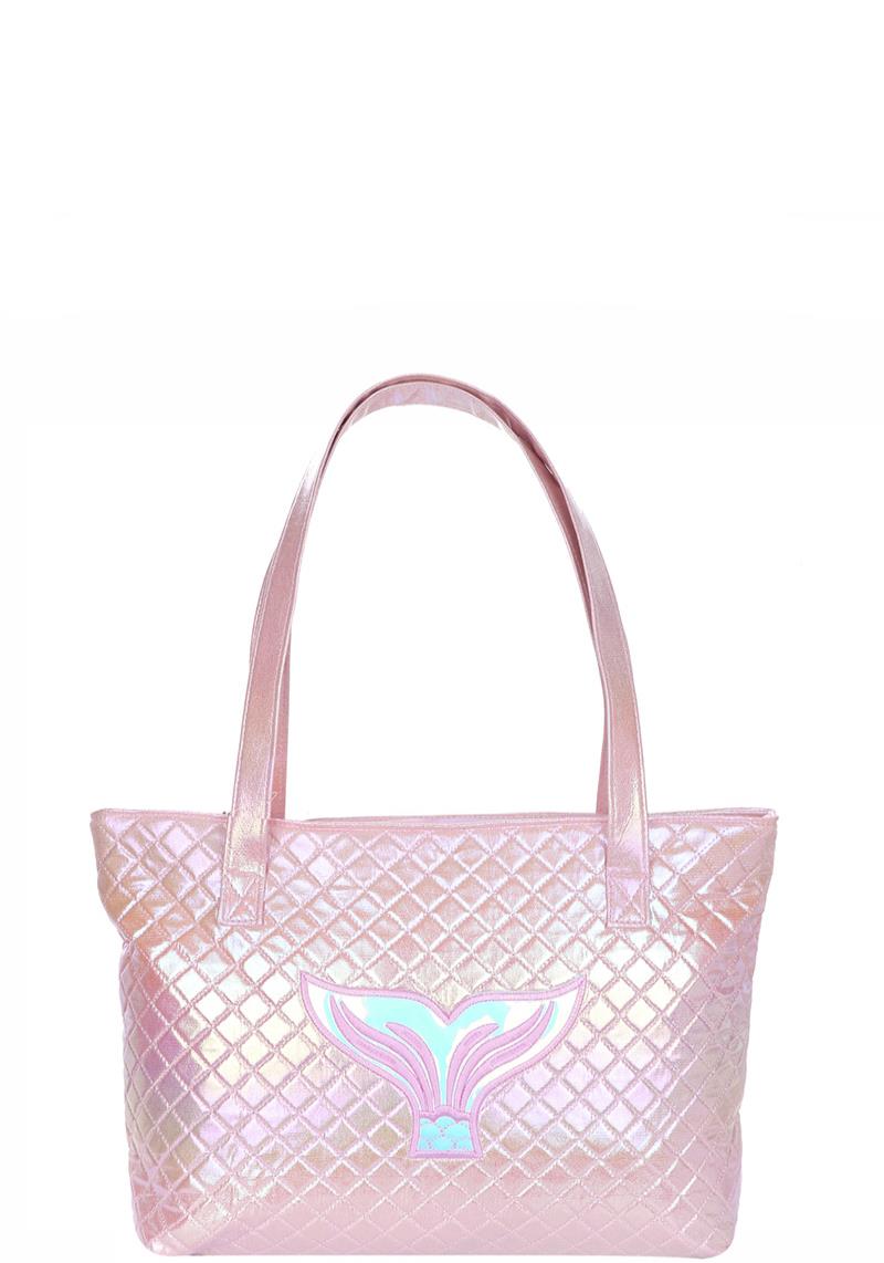 FASHION METALLIC MERMAID TAIL TOTE BAG