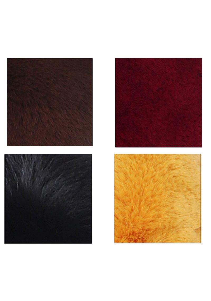 FASHION COZY NECK FUR PONCHO RUANA 