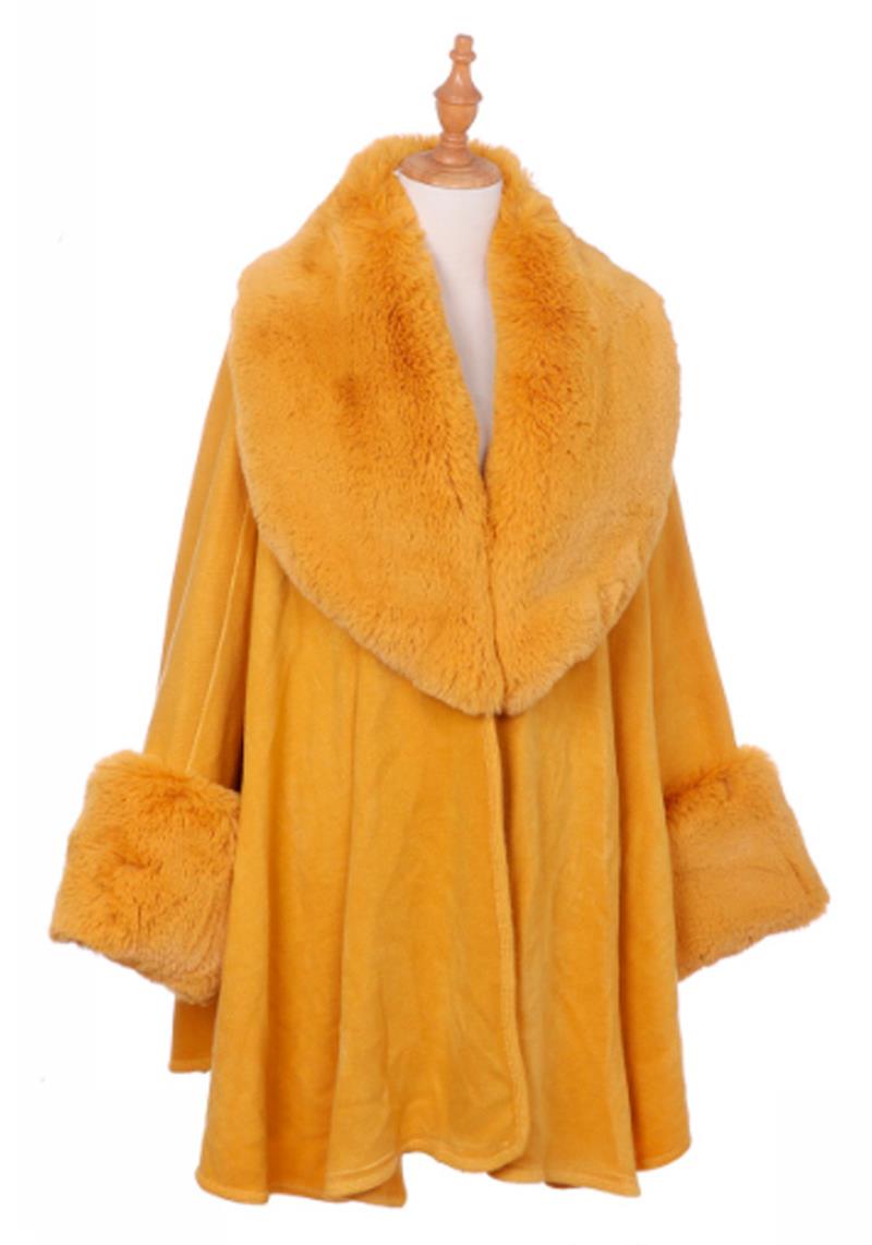 FAUX FUR LUXURY WARM JACKET