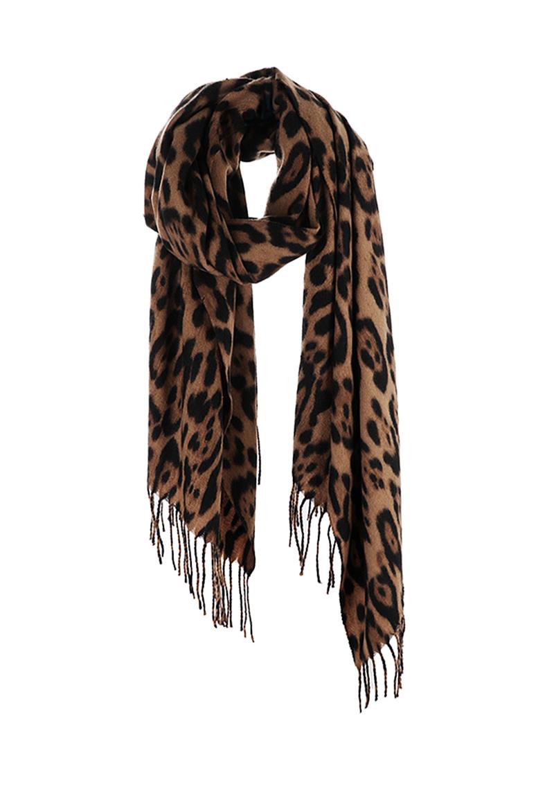 ANIMAL PRINT LEOPARD SCARF