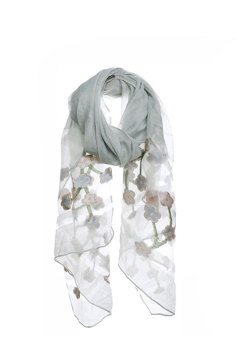 CHIFFON FLOWER STYLISH SCARF