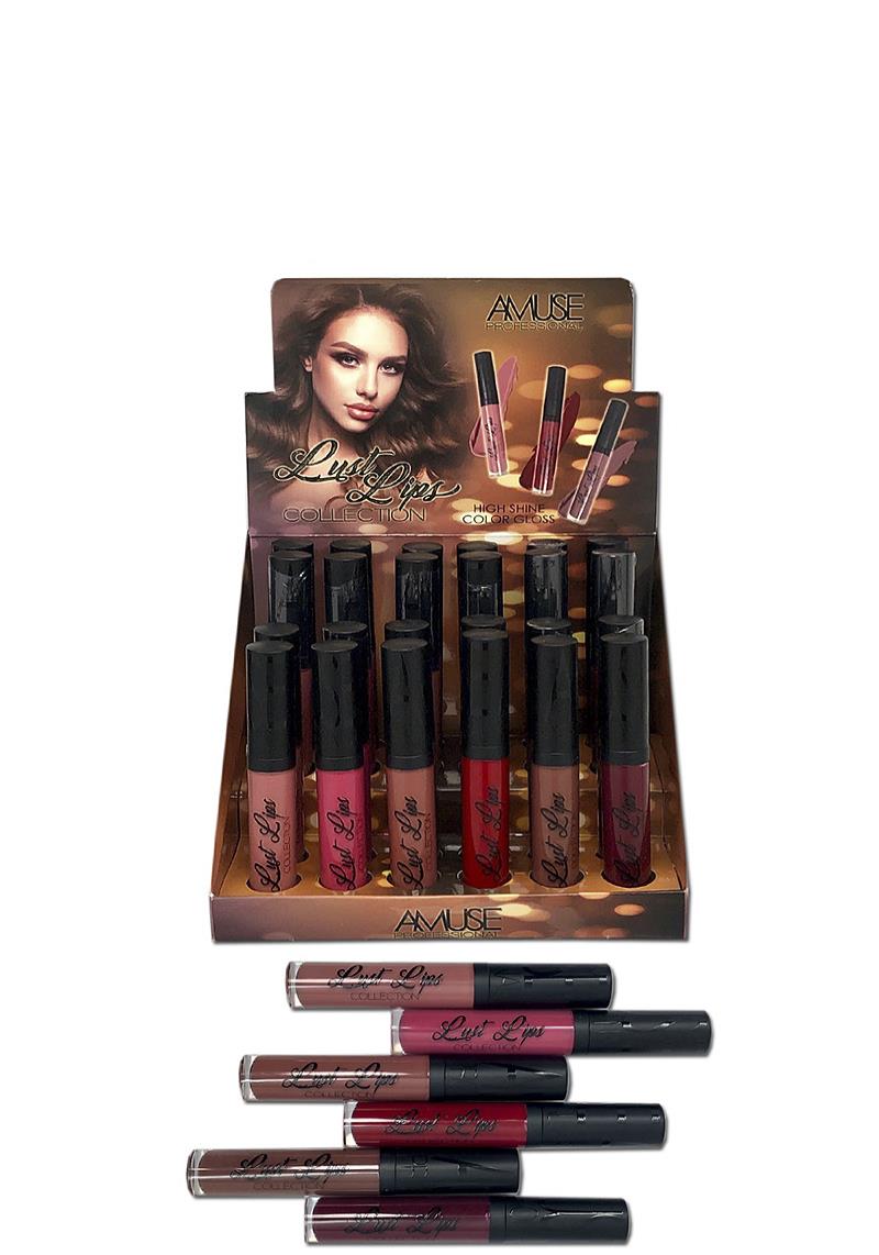 AMUSE COSMETICS LUST LIPS COLLECTION 24 PCS.