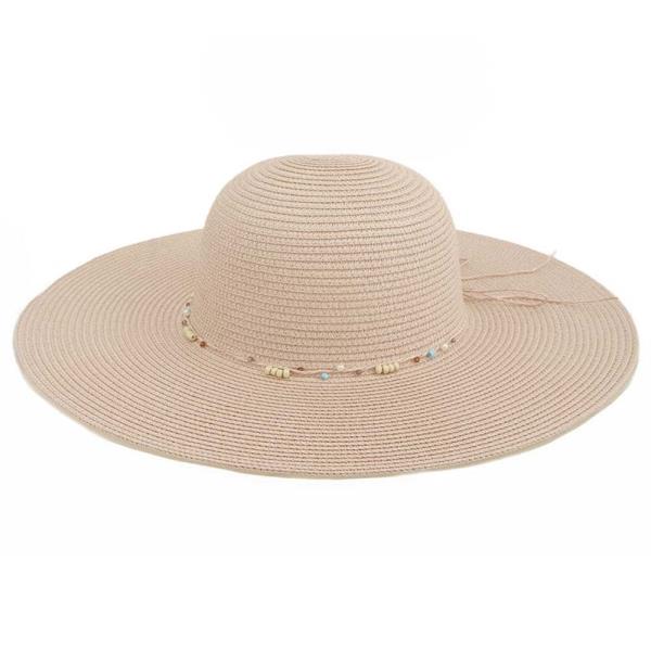 FLOPPY BEAD BAND SUN HAT