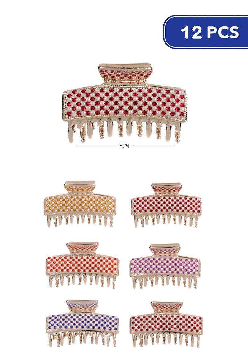 FASHION HAIR CLAW CLIP (12 UNITS)
