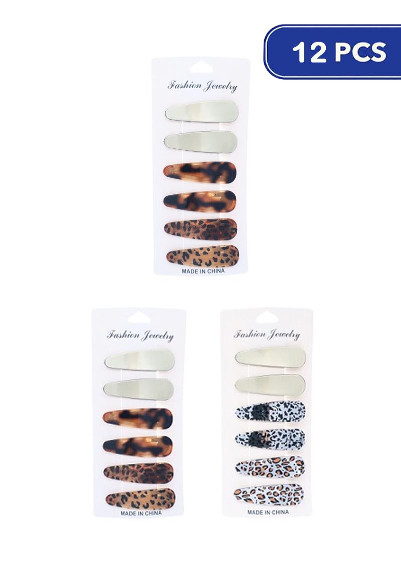 FASHION HAIR PIN SET (12 UNITS)