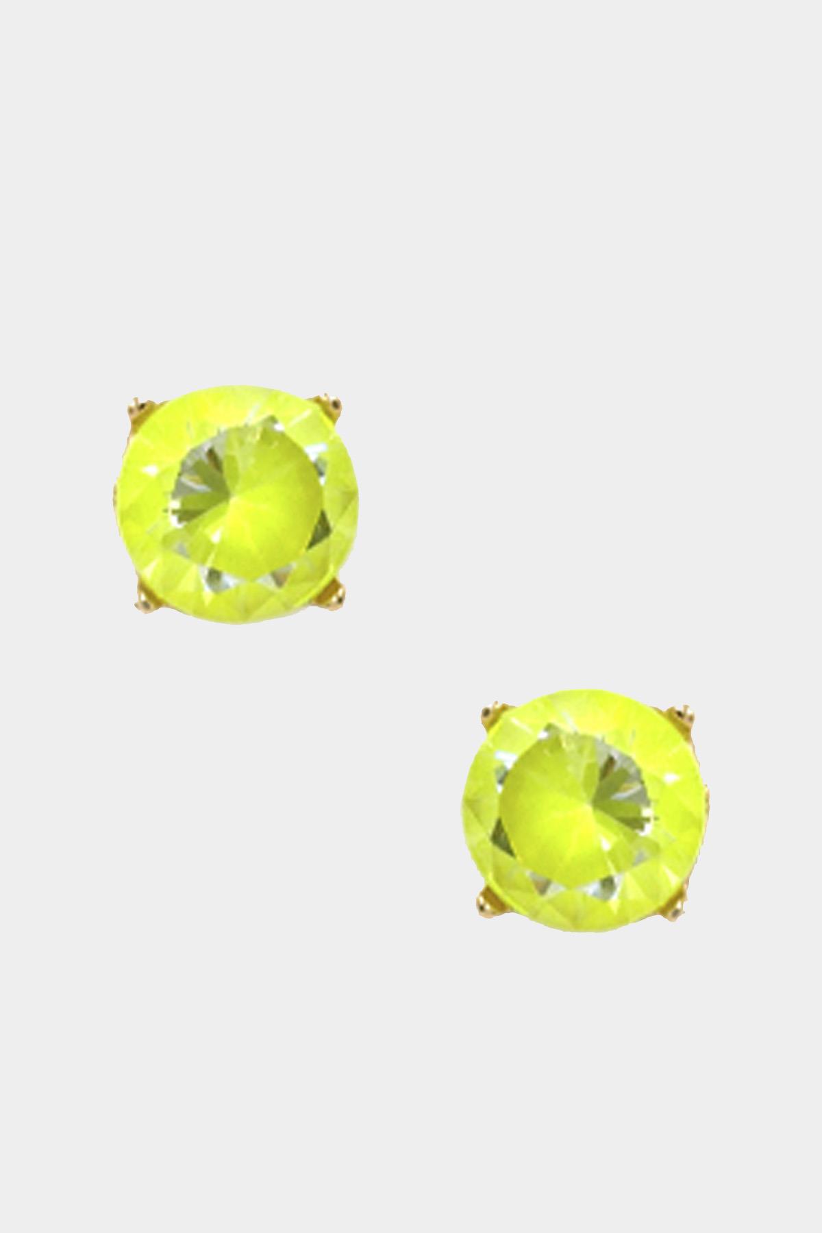 FASHION RHINESTONE STUD EARRING