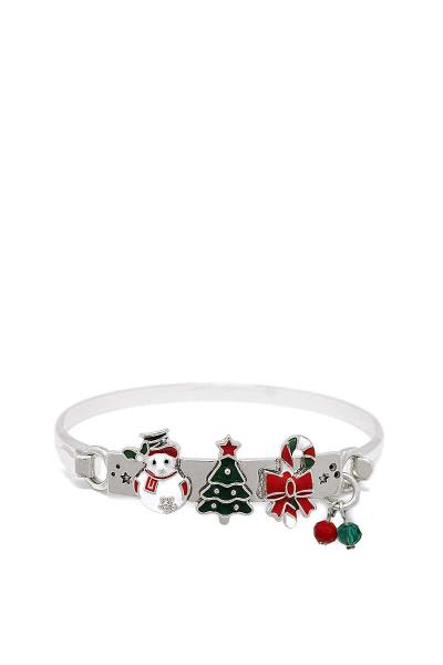 CHRISTMAS SNOWMAN AND MORE CHARM BRACELET