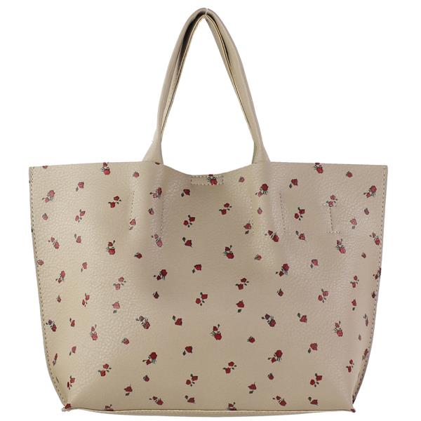 PRINTED TOTE BAG W STRAP