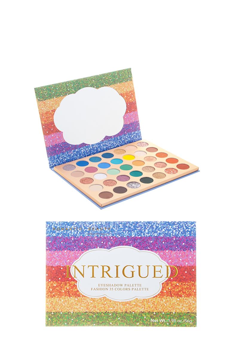 INTRIGUED 35 COLORS FASHION EYESHADOW PALETTE