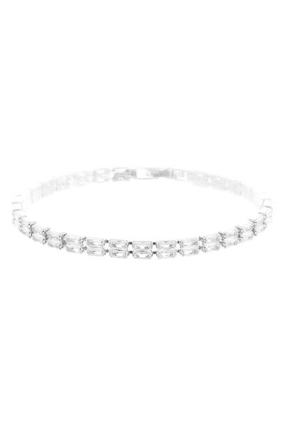CRYSTAL 2LINE BAGUETTE BRACELET
