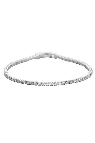 FASHION RHINESTONE 2MM 1 ROW BRACELET