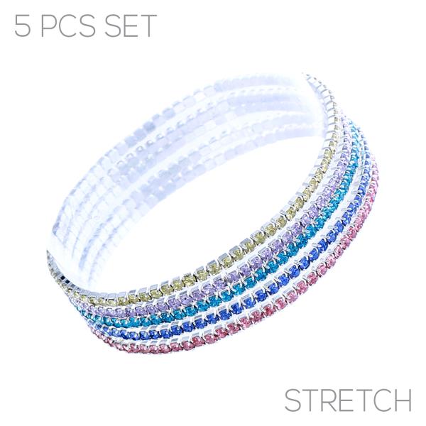 MULTI LAYER AND RHINESTON FASHION BRACELETS