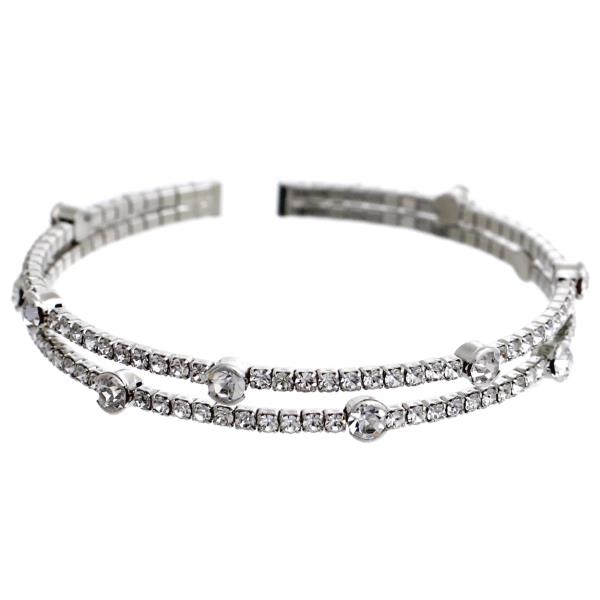 2 LINE RHINESTONE BRACELET