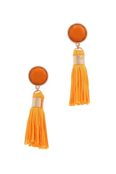 TASSEL POST DROP EARRING