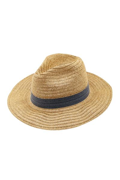 STYLISH PAPER STRAW FEDORA