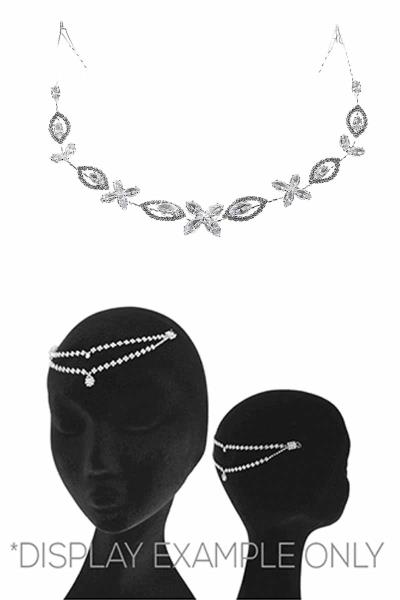 BRIDAL FLORAL DESIGN HAIR PIN HEADBAND