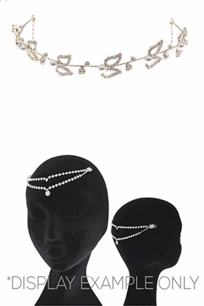 RHINESTONE BUTTERFLY HAIR PIN HEADBAND