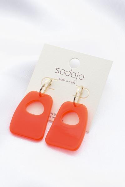 SODAJO ORGAINC SHAPE EARRING