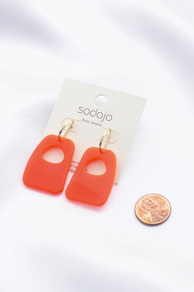 SODAJO ORGAINC SHAPE EARRING