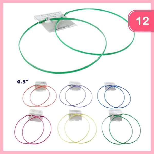 HOOP EARRING (12 UNITS)