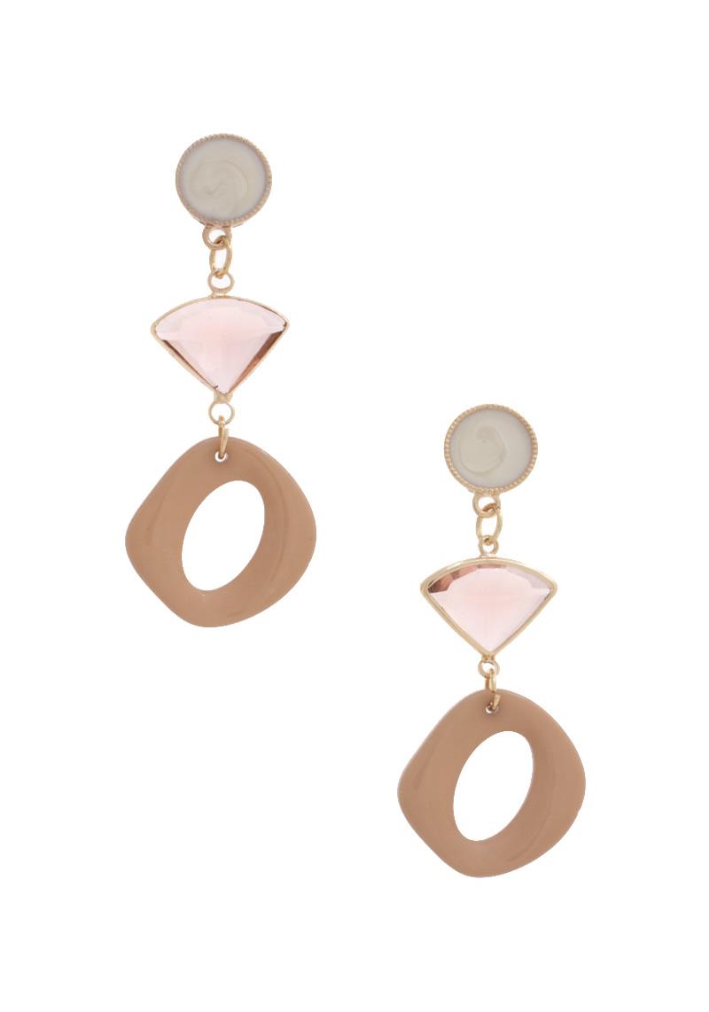 SODAJO GEOMETRIC DANGLE EARRING