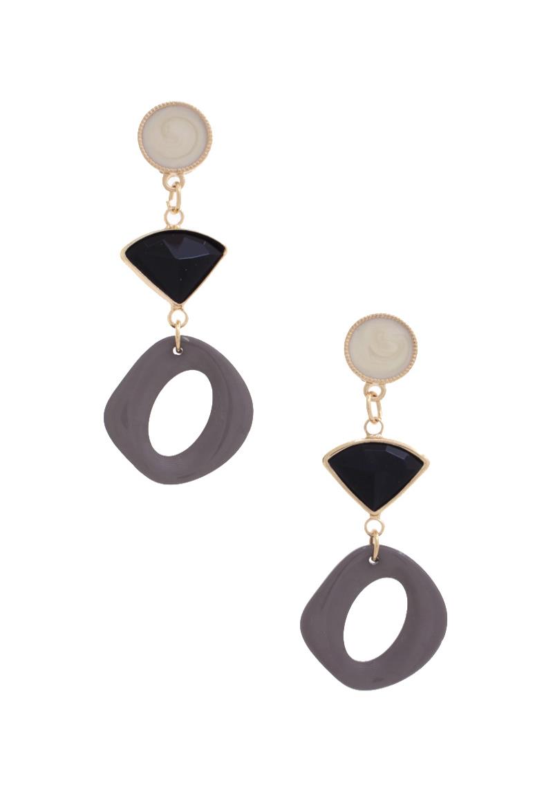 SODAJO GEOMETRIC DANGLE EARRING