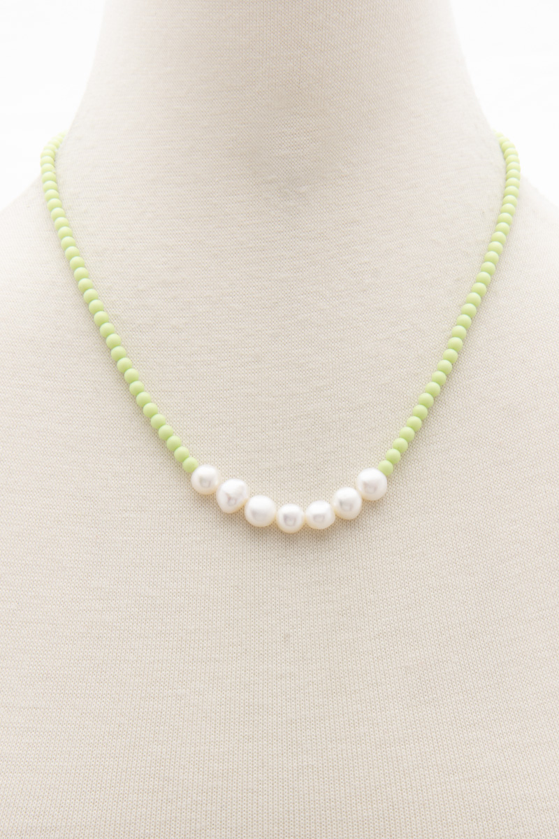 SODAJO PEARL BEADED NECKLACE