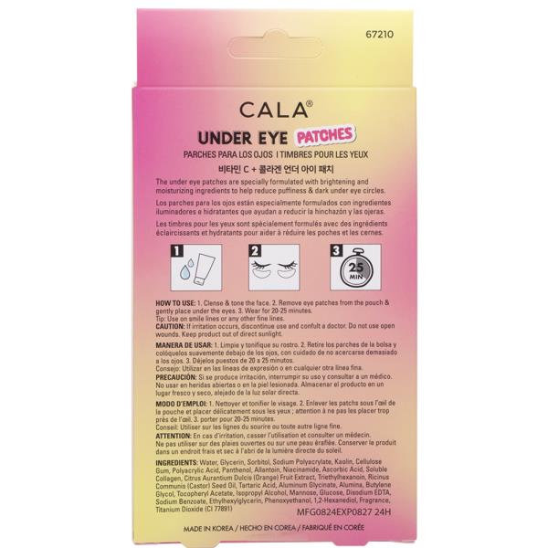 UNDER EYE PATCHES - VITAMIN C AND COLLAGEN 5 PAIRS SET