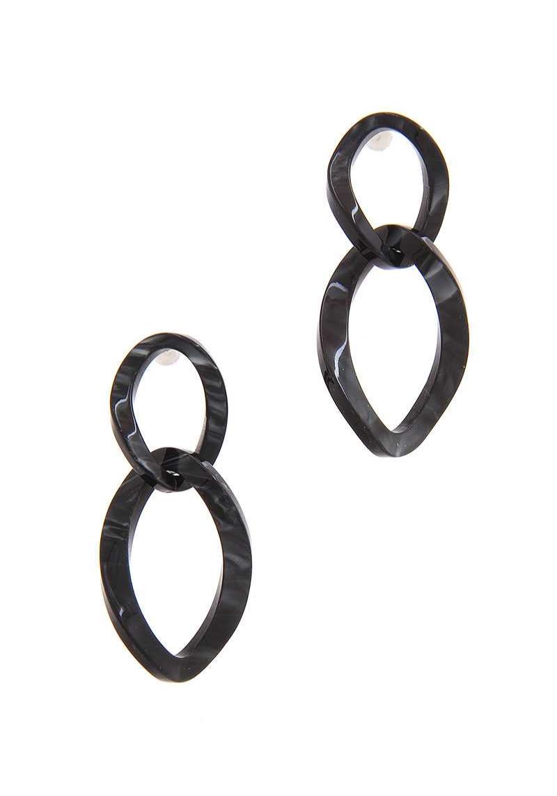 SODAJO ACETATE LINKED EARRING