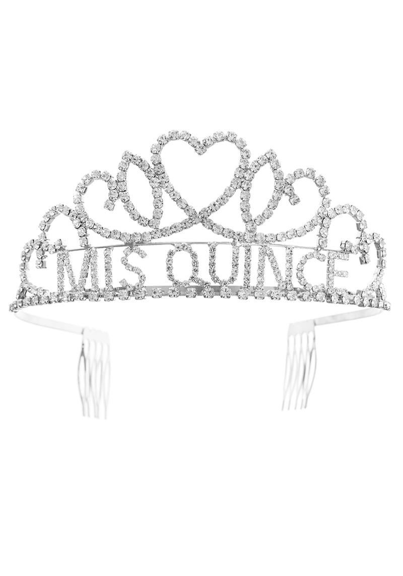 RHINESTONE MIS QUINCE TIARA