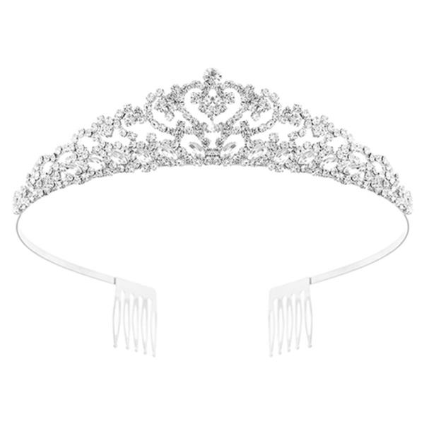 RHINESTONE ROYAL METAL TIARA