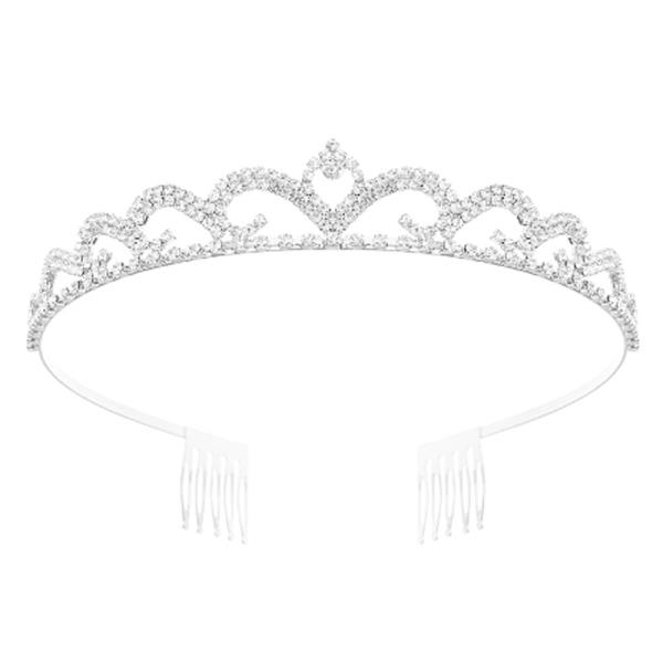 RHINESTONE MODERN DESIGN TIARA