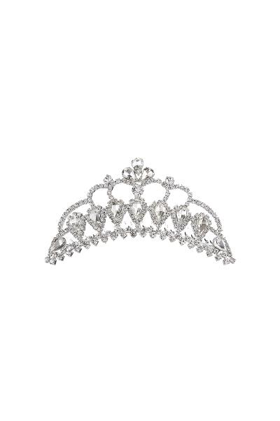 RHINESTONE CRYSTAL DESIGN TIARA