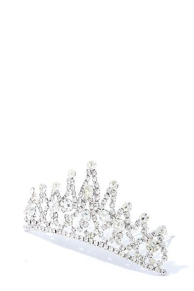 RHINESTONE SMALL CROWN TIARA