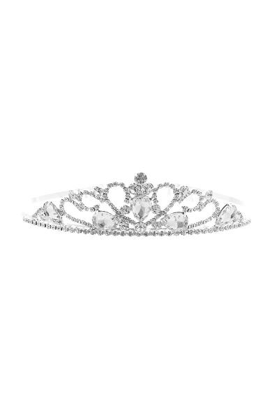 LUXURY RHINESTONE CRYSTAL CROWN TIARA