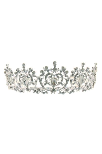 LUXURY RHINESTONE CRYSTAL CROWN TIARA