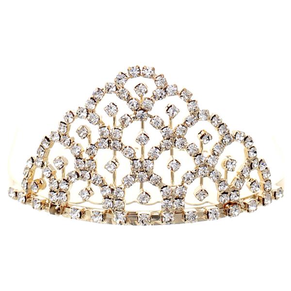 RHINESTONE MINI CROWN TIARA