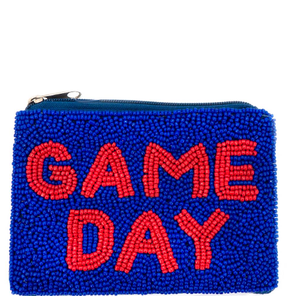 SEED BEAD GAME DAY COIN BAG