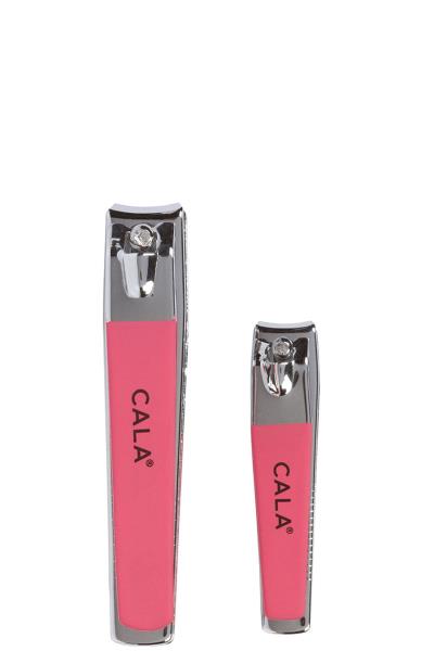 SOFT TOUCH NAIL CLIPPER DUO (CORAL)