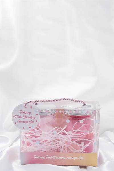 PILLOWY PINK BLENDING SPONGE SET