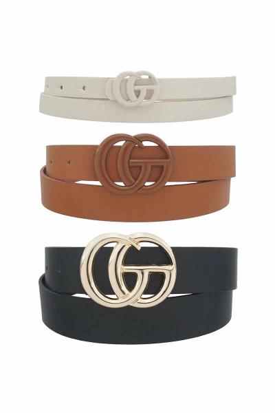 GO BUCKLE TRIO BELT