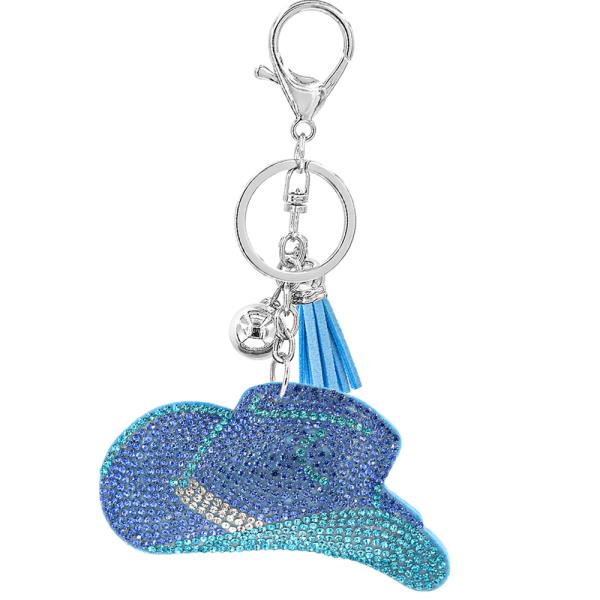 COWBOY TASSEL RHINESTONE KEY CHAIN