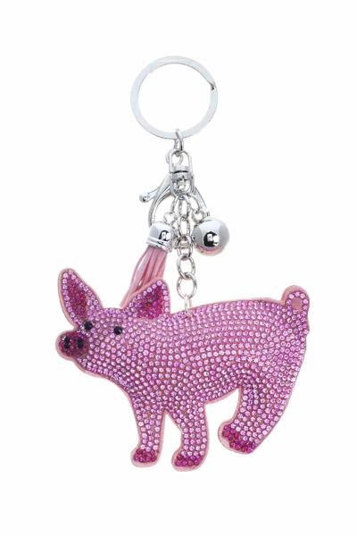 PINK PIG KEY CHAIN