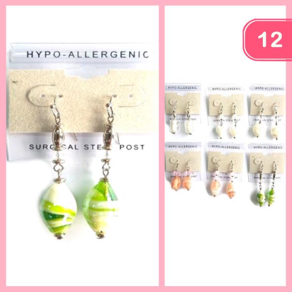 FASHION DANGLE EARRING (12 UNITS)