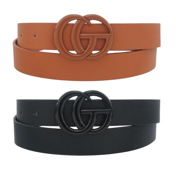 COLOR COATED GO BUCKLE DUO BELT