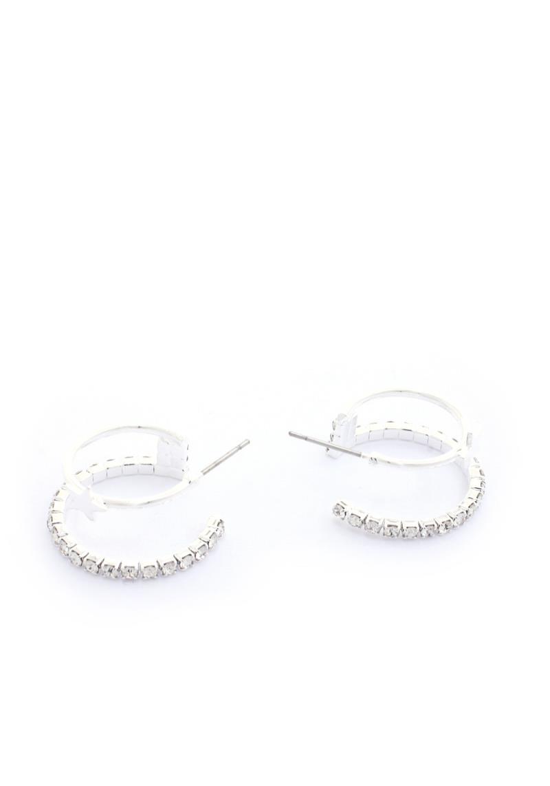 STAR RHINESTONE EDGE EARRING