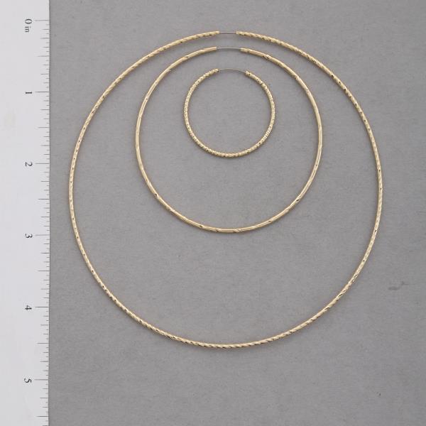 HOOP EARRING SET