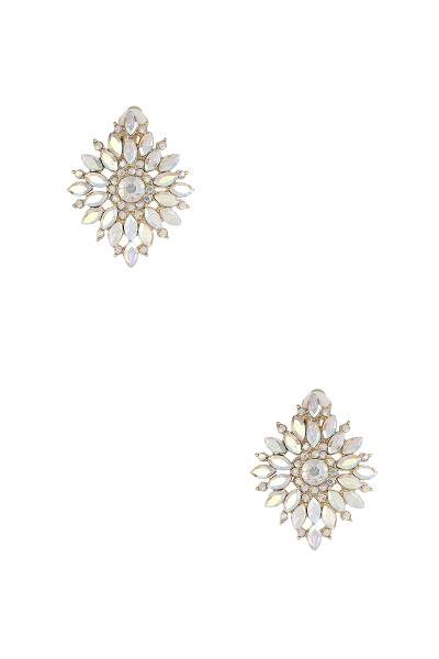 MARQUISE STONE CLIP EARRING