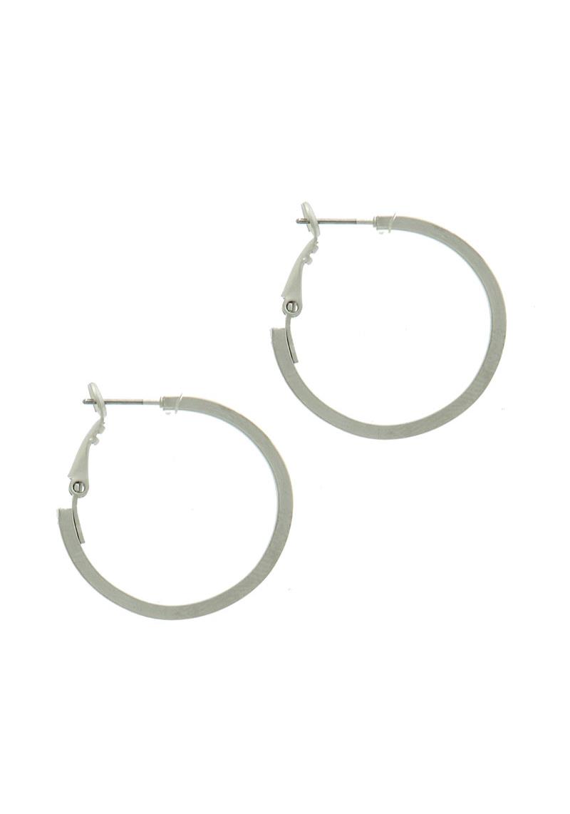 METAL HOOP EARRING